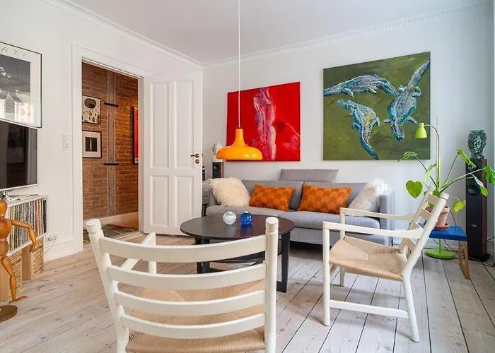 Stylish & Spacious In Trendy Norrebro Appartement Copenhague